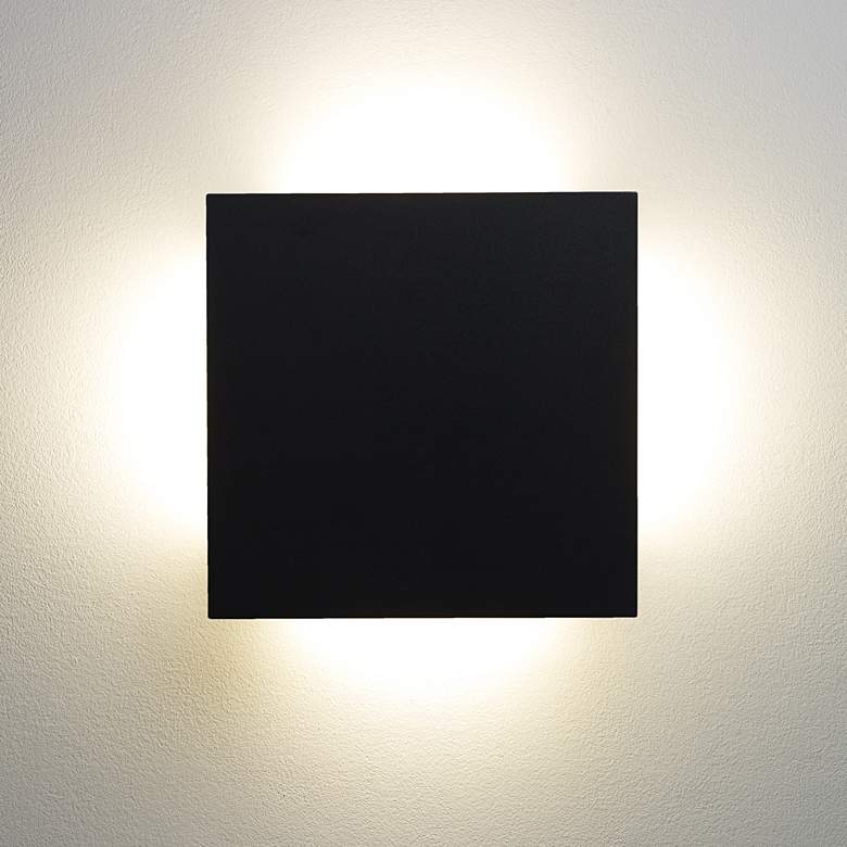 Image 2 UltraLights Fortis 11" High Black ADA LED Wall Sconce more views