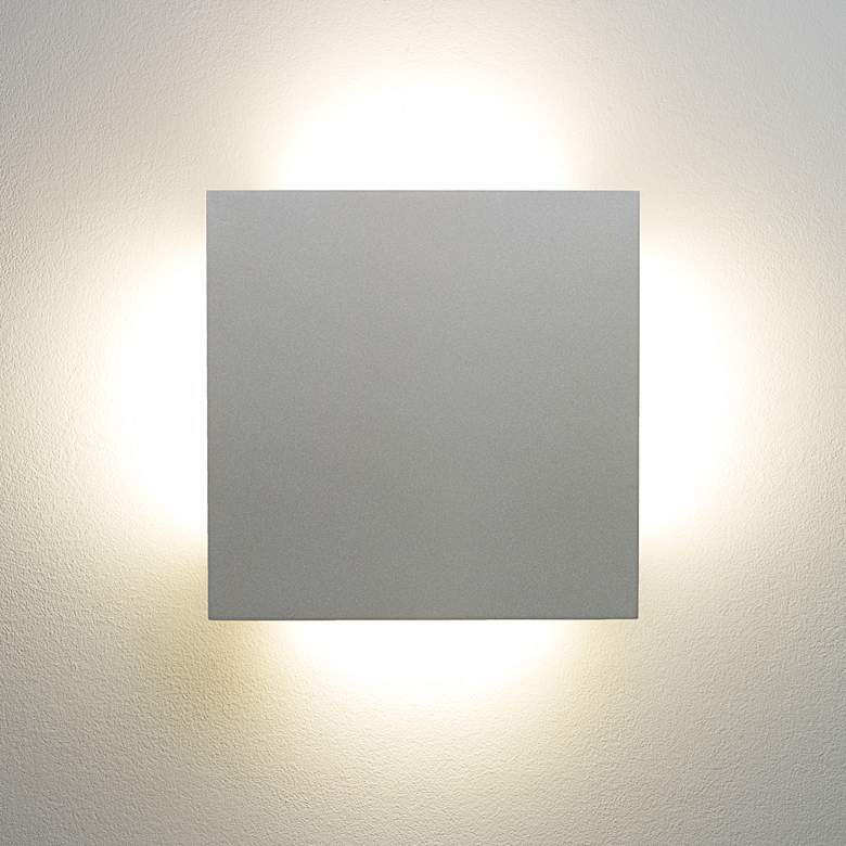 Image 2 UltraLights Fortis 11" High Satin Pewter ADA LED Wall Sconce more views