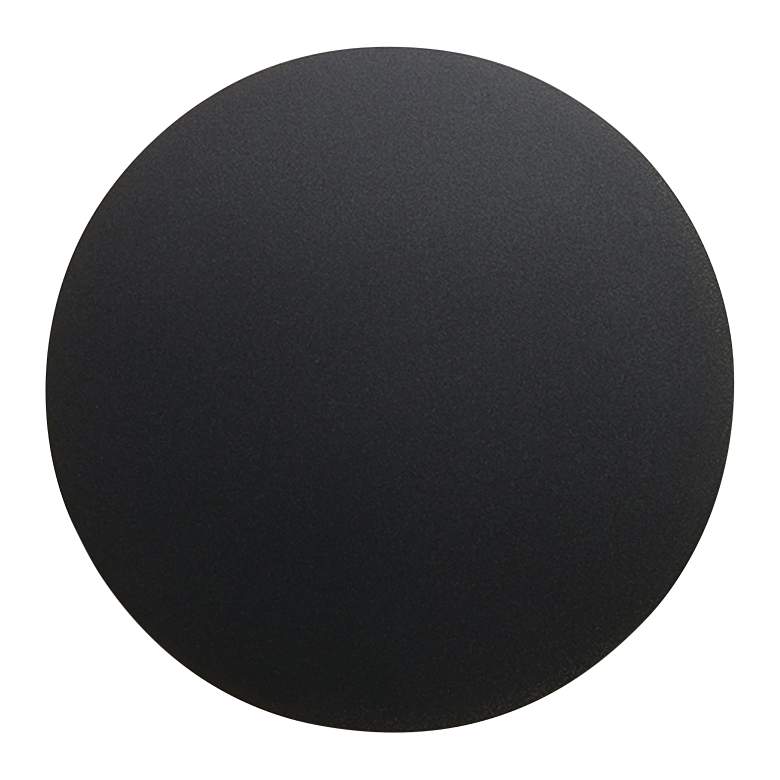Image 1 UltraLights Fortis 12" High Black LED ADA Wall Sconce