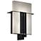 UltraLights Genesis 14" High Black Pearl ADA Triac LED Wall Sconce