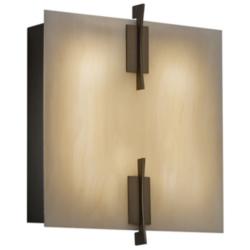 UltraLights Genesis 14" High Cast Bronze ADA Triac LED Wall Sconce