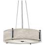 UltraLights Genesis 16" Wide Chrome and White Triac LED Pendant Light