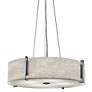 2_UltraLights Genesis 24" Wide Chrome and White Triac LED Pendant Light