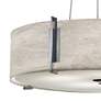 3_UltraLights Genesis 24" Wide Chrome and White Triac LED Pendant Light more views
