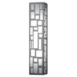 UltraLights Genesis 24"H Smoked Silver and Opal ADA 0-10V LED Sconce