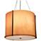UltraLights Genesis 32" Wide Bronze and Tea Stained Triac LED Pendant