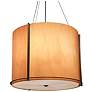 UltraLights Genesis 32"W Medieval Bronze and Tea Stained Pendant Light