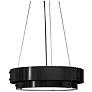 UltraLights Invicta 24" Wide Black Pearl Triac LED Pendant Light