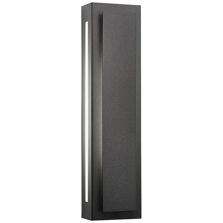 Image 1 UltraLights Invicta 24" Wide Chestnut and Opal LED Outdoor Wall Light