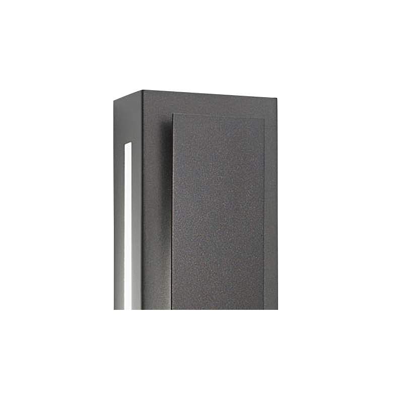 Image 2 UltraLights Invicta 24" Wide Chestnut and Opal LED Outdoor Wall Light more views