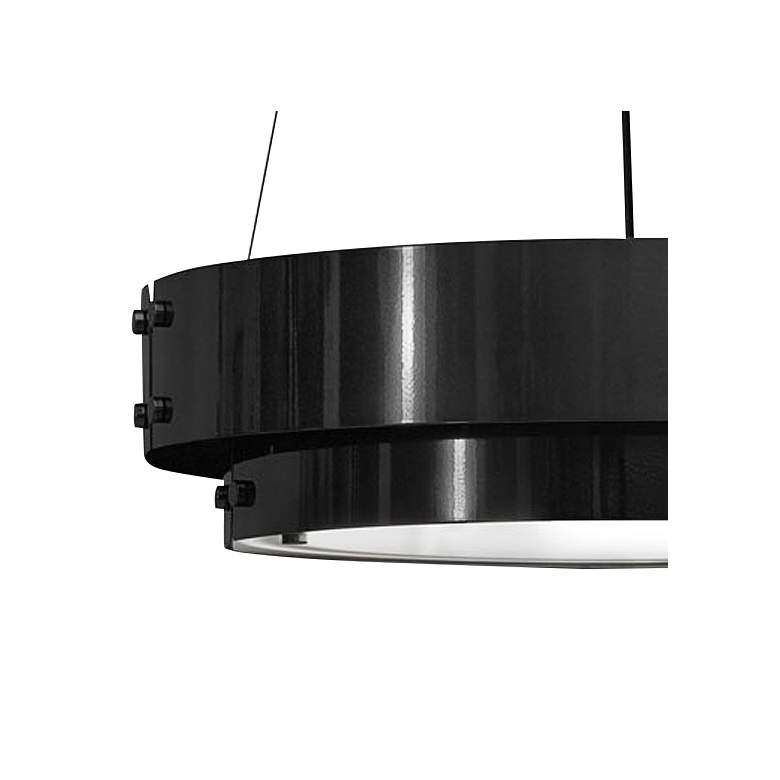 Image 2 UltraLights Invicta 30" Wide Black Pearl LED Retrofit Pendant Light more views