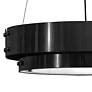 2_UltraLights Invicta 30" Wide Black Pearl LED Retrofit Pendant Light more views
