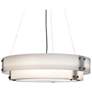 UltraLights Invicta 30" Wide New Brass and Opal Pendant Light