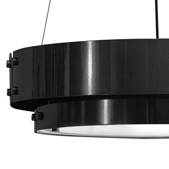 Image 2 UltraLights Invicta 30"W Black Pearl LED Pendant Light Made to Order more views