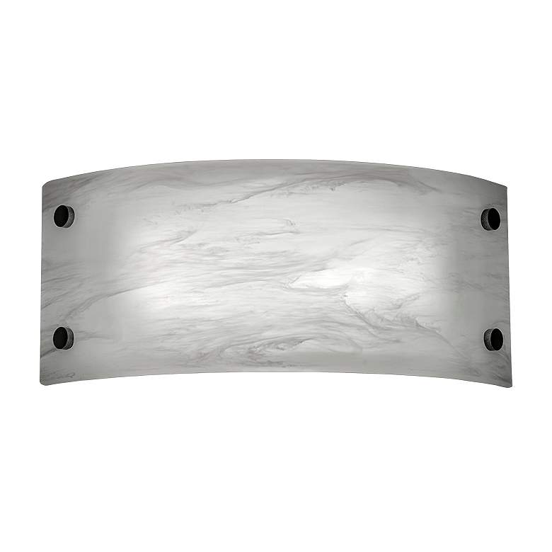Image 1 UltraLights Invicta 6"H Dark Iron ADA 0-10V Dimming LED Wall Sconce