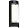 UltraLights Luz Azul 16" High Dark Iron Outdoor Wall Light