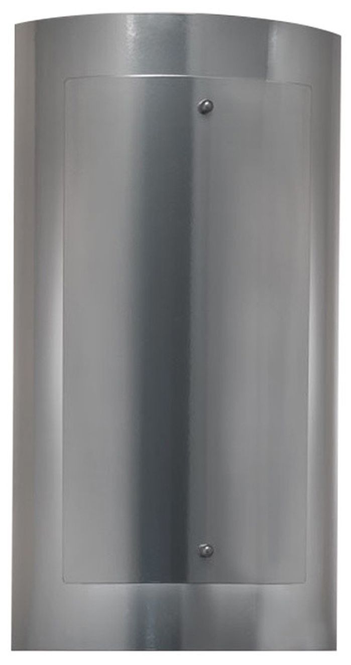 UltraLights Luz Azul 17 3/4"H Chrome LED Outdoor Wall Light Made to Order