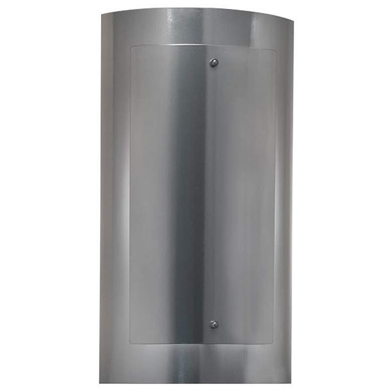 Image 1 UltraLights Luz Azul 17 3/4" High Chrome LED Outdoor Wall Light