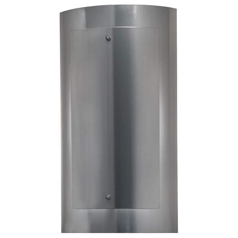 Image 1 UltraLights Luz Azul 17 3/4" High Chrome Triac LED Outdoor Wall Light