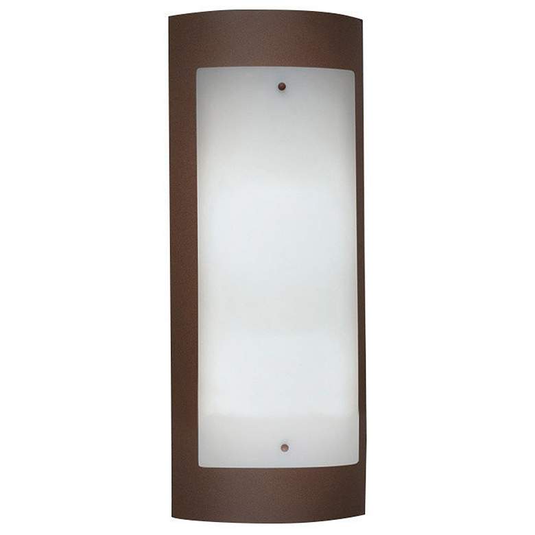 Image 1 UltraLights Luz Azul 23 3/4" Empire Bronze LED Outdoor Wall Light