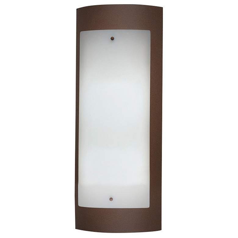 Image 1 UltraLights Luz Azul 23 3/4" High Chestnut Brown LED Wall Sconce