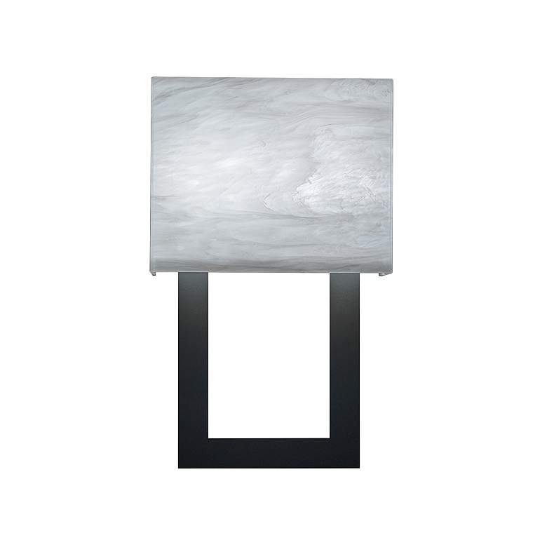 Image 1 UltraLights Modelli 12 1/2" High Black 0-10V Dimming LED Wall Sconce