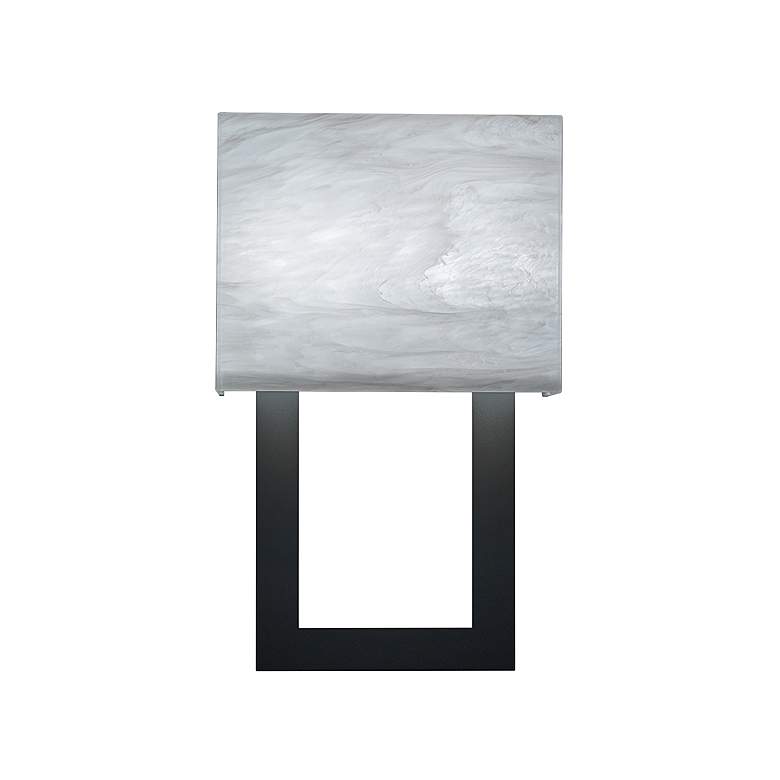 Image 1 UltraLights Modelli 12 1/2"H Black ADA Triac Dimming LED Wall Sconce