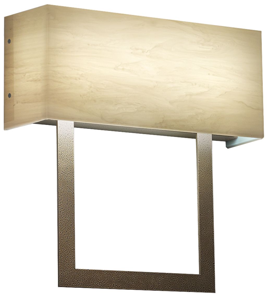 UltraLights Modelli 14.5"H Smokey Brass ADA Triac LED Sconce Made to Order