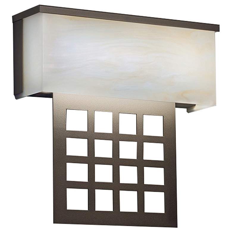 Image 1 UltraLights Modelli 14 1/2" High Cast Bronze ADA 0-10V LED Wall Sconce