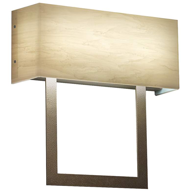 Image 1 UltraLights Modelli 14 1/2" High Smokey Brass ADA 0-10V LED Sconce