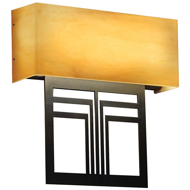 Image 1 UltraLights Modelli 14 1/2"H Dark Iron Triac Dimming LED Wall Sconce