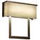UltraLights Modelli 14 1/2"H Smokey Brass ADA 0-10V Dimming LED Sconce