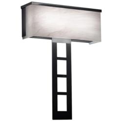 UltraLights Modelli 20" High Black Pearl 0-10V Dimming LED Wall Sconce