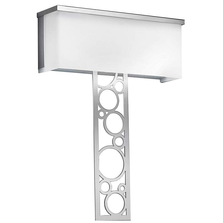 Image 1 UltraLights Modelli 20" High Chrome ADA 0-10V Dimming LED Wall Sconce