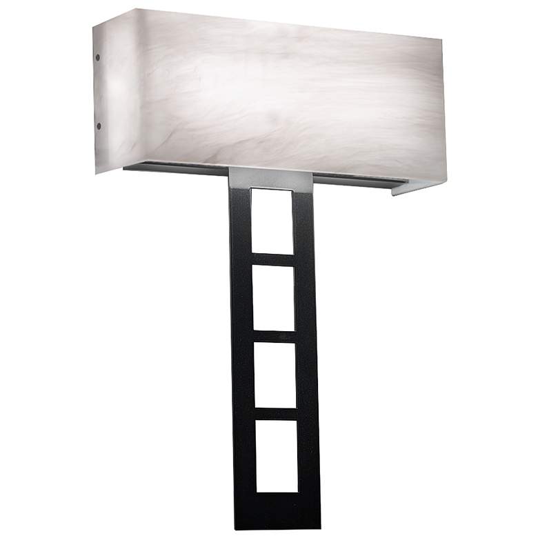 Image 1 UltraLights Modelli 20" Hight Black ADA 0-10V Dimming LED Wall Sconce