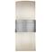 UltraLights Profiles 12" High Chrome and Opal 0-10V LED Wall Sconce