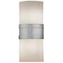 UltraLights Profiles 12" High Chrome and Opal Acrylic ADA Wall Sconce