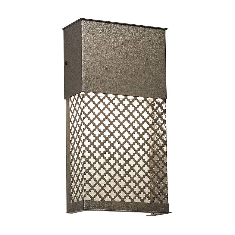 Image 1 UltraLights Profiles 13" High Smokey Brass 0-10V LED Wall Sconce