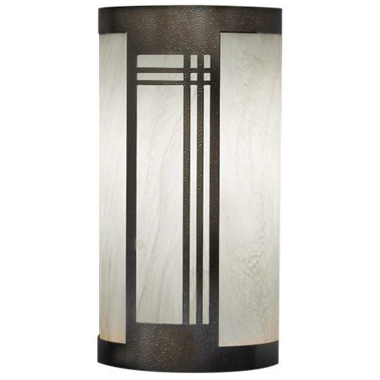Image 1 UltraLights Profiles 14" High Bronze Age TRIAC LED Outdoor Wall Light