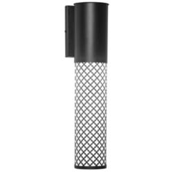 UltraLights Profiles 17" High Black and Opal LED Retrofit Wall Sconce