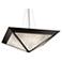 UltraLights Profiles 18" Wide Dark Iron TRIAC LED Pendant Light
