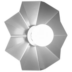 UltraLights Solo 10" High Satin Pewter LED Retrofit Wall Sconce