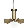 UltraLights Solo 10" Wide New Brass LED Retrofit Mini Pendant