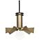 UltraLights Solo 10" Wide New Brass LED Retrofit Mini Pendant