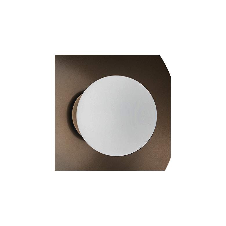 Image 4 UltraLights Solo 12" High New Brass LED Retrofit Wall Sconce more views