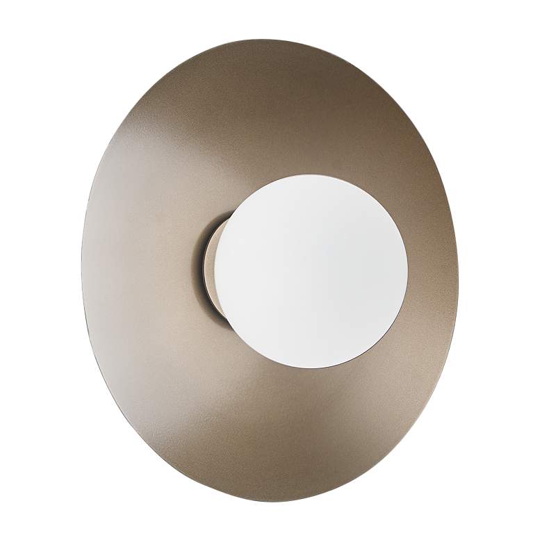 Image 6 UltraLights Solo 12" High New Brass LED Retrofit Wall Sconce more views