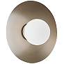 6_UltraLights Solo 12" High New Brass LED Retrofit Wall Sconce more views