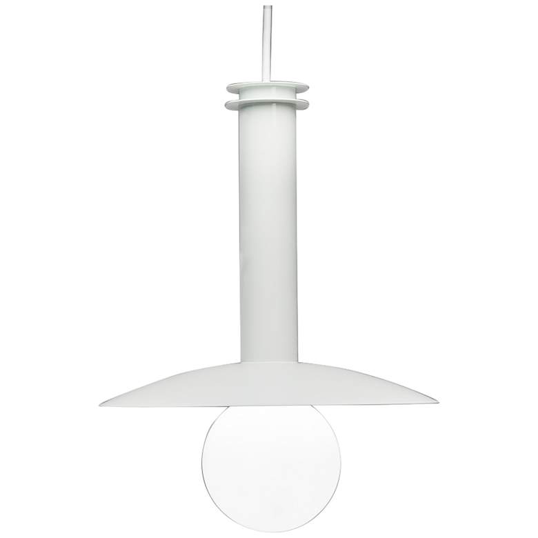 Image 5 UltraLights Solo 12" Wide White Finish Modern Pendant more views