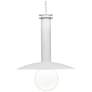 3_UltraLights Solo 12" Wide White LED Retrofit Mini Pendant