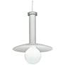 6_UltraLights Solo 12" Wide White LED Retrofit Mini Pendant more views
